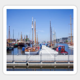 Germany; Bremerhaven; Bremen, port, new port Sticker